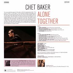 CHET BAKER - GUEST STAR BILL EVANS / ALONE TOGETHER - LP 180GR 2016 EDITION SIFIR PLAK