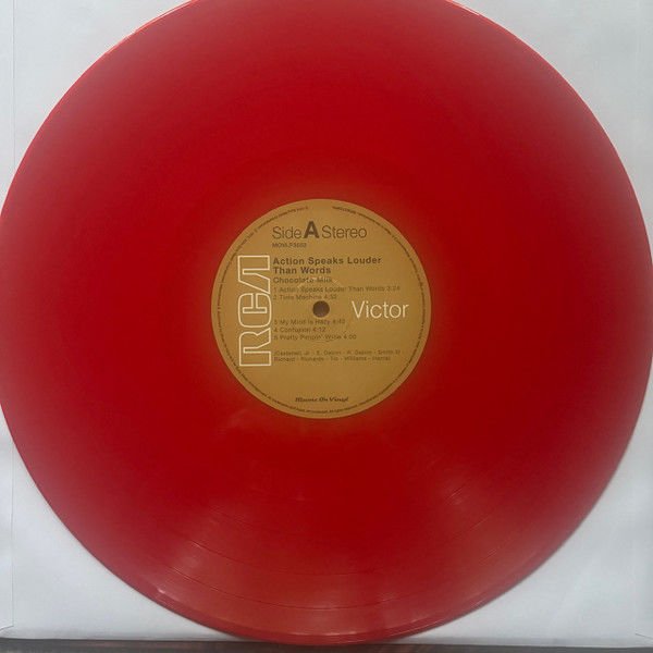 CHOCOLATE MILK - ACTION SPEAKS LOUDER THAN WORDS (1975) - LP SOUL FUNK 180GR 2024 RED COLOURED EDITION SIFIR PLAK
