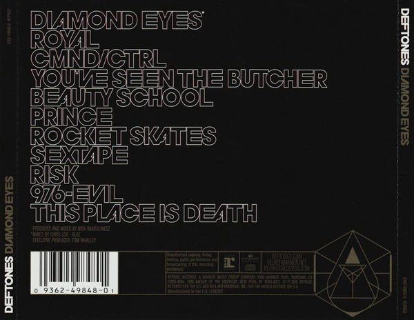 DEFTONES – DIAMOND EYES (2010) - CD JEWEL CASE AMBALAJINDA SIFIR