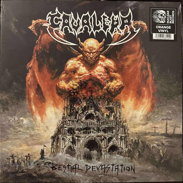CAVALERA - BESTIAL DEVASTATION (2023) - LP 2024 LIMITED EDITION ORANGE COLORED SIFIR PLAK