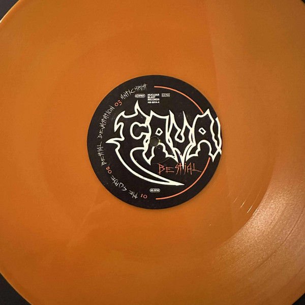 CAVALERA - BESTIAL DEVASTATION (2023) - LP 2024 LIMITED EDITION ORANGE COLORED SIFIR PLAK