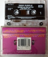 DEEP PURPLE - SMOKE ON THE WATER THE BEST OF CASSETTE MADE IN HOLLAND ''USED''