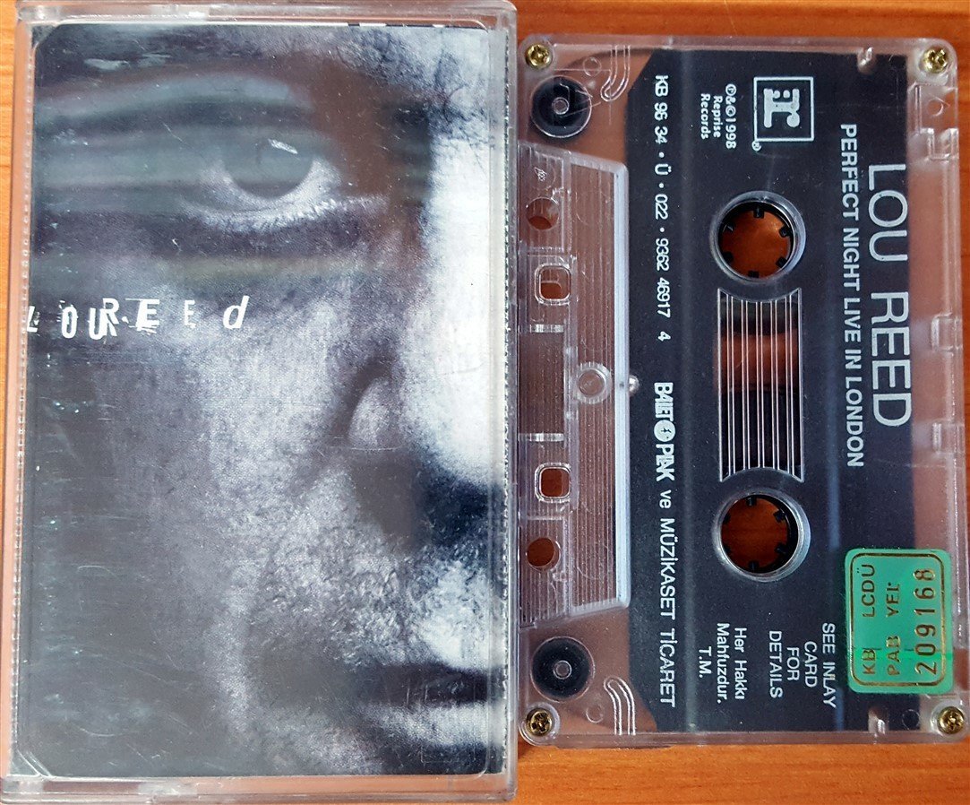 LOU REED - PERFECT NIGHT LIVE IN LONDON (1996) BALET CASSETTE MADE IN TURKEY ''USED''