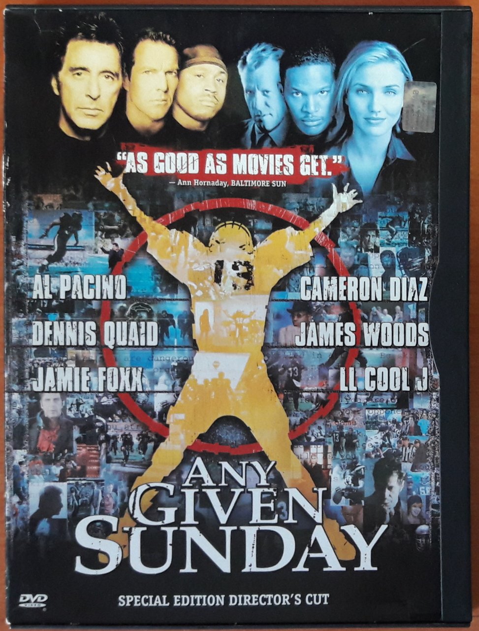ANY GIVEN SUNDAY - AL PACINO - CAMERON DIAZ - OLIVER STONE - SNAPCASE DVD 2.EL 1. BÖLGE TR ALTYAZI YOKTUR