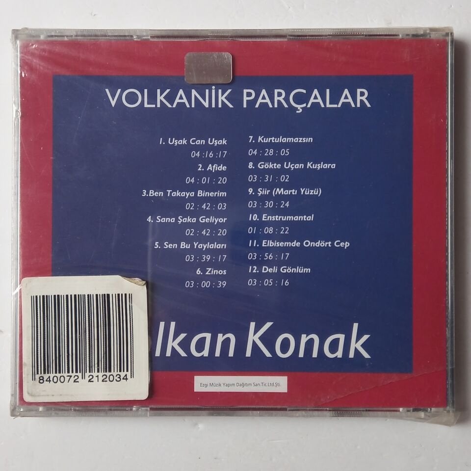 VOLKAN KONAK – VOLKANIK PARÇALAR - CD SIFIR