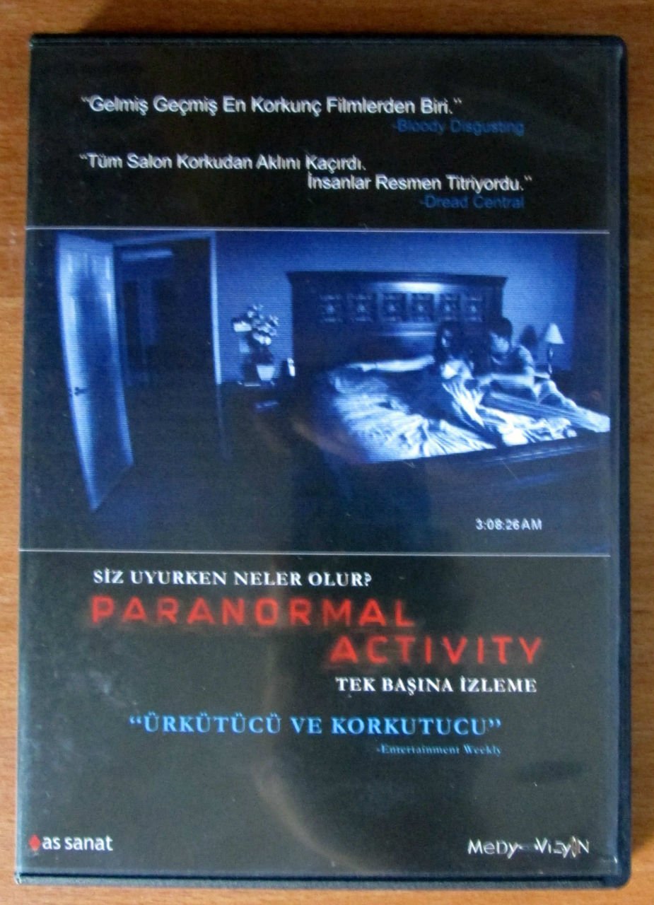 PARANORMAL ACTIVITY - OREN PELI - DVD 2.EL