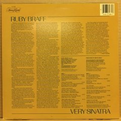 RUBY BRAFF - VERY SINATRA (1982) 2.EL PLAK