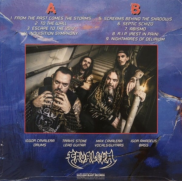 CAVALERA - SCHIZOPHENIA (2024) - LP 2024 LIMITED EDITION CURACAO COLORED SIFIR PLAK