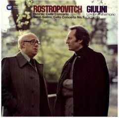 DVORAK / SAINT-SAENS - CELLO CONCERTOS / ROSTROPOVICH / GIULINI (1978) - 2LP 2017 EDITION SIFIR PLAK