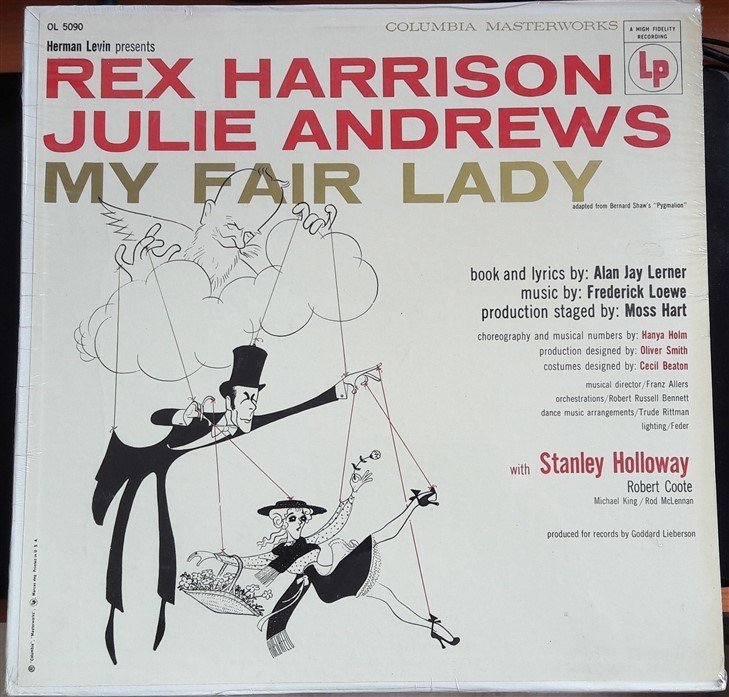 MY FAIR LADY - JULIE ANDREWS - SIFIR PLAK
