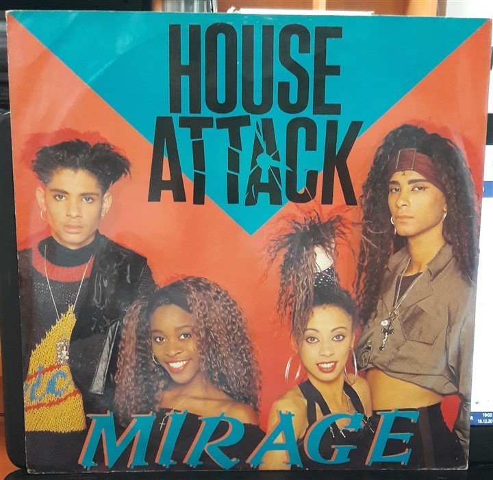MIRAGE - HOUSE ATTACK (1989) - 12'' MAXI SINGLE PLAK 2.EL