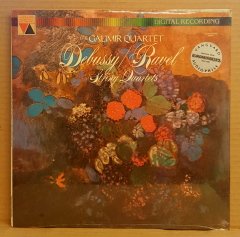 DEBUSSY / RAVEL - STRING QUARTETS / GALIMIR QUARTET (1982) - LP DÖNEM BASKI SIFIR PLAK