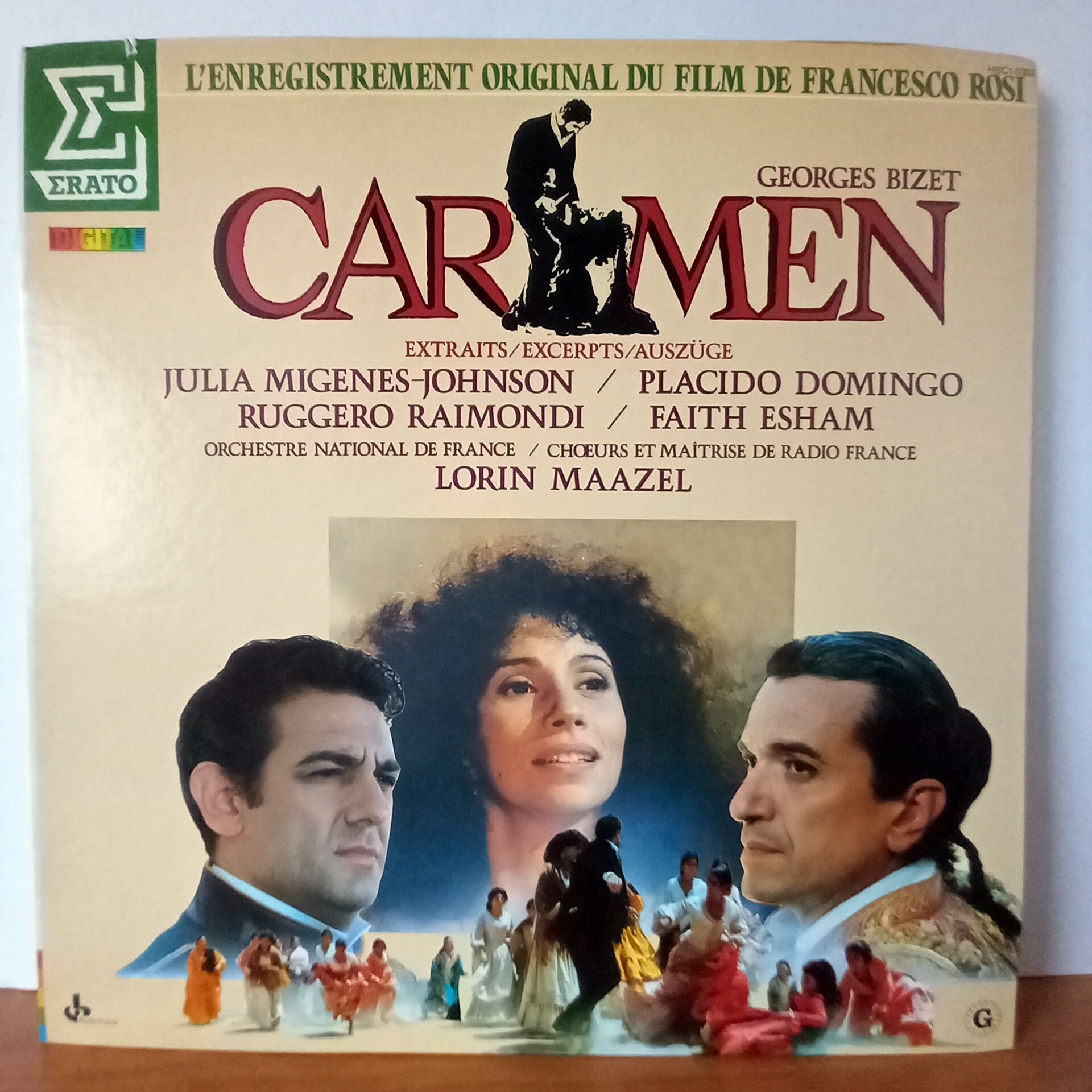 GEORGES BIZET: CARMEN / JULIA MIGENES JOHNSON / PLACIDO DOMINGO / RUGGERO RAIMONDI / FAITH ESHAM / LORIN MAAZEL / ORCHESTRE NATIONAL DE FRANCE / CHŒUR / MAITRISE DE RADIO FRANCE (1984) - LP 2.EL PLAK