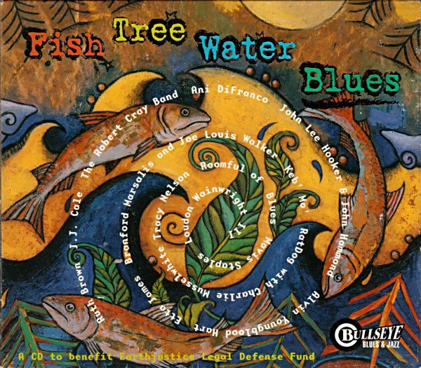 FISH TREE WATER BLUES - ÇEŞİTLİ SANATÇILAR - CD ETTA JAMES J.J.CALE KEB' MO' ROBERT CRAY JOHN LEE HOOKER BRANFORD MARSALIS 2.EL