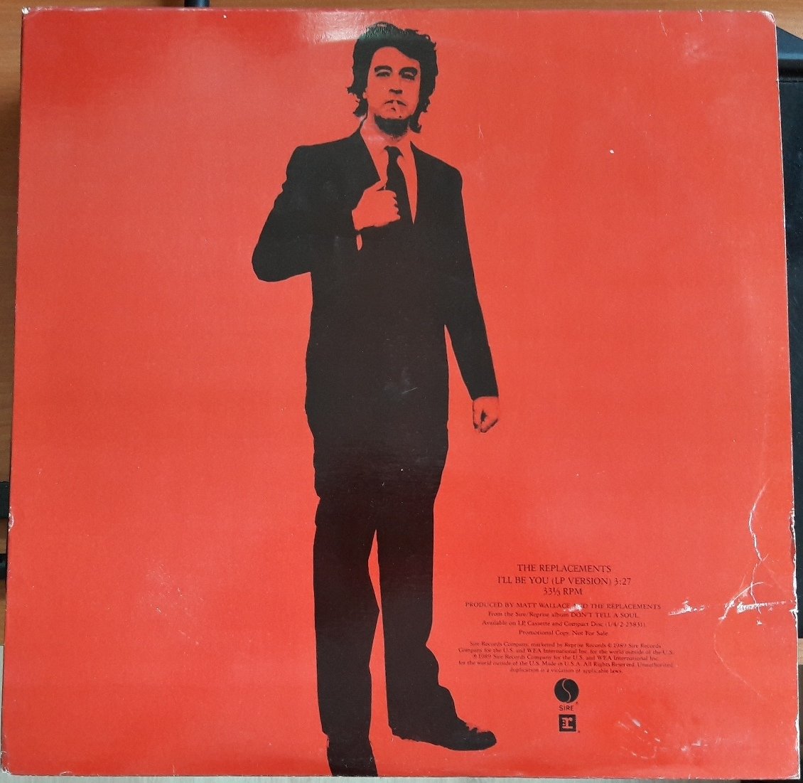 REPLACEMENTS - I'LL BE YOU (1989) - 12'' MAXI SINGLE PLAK 2.EL PROMOTIONAL COPY