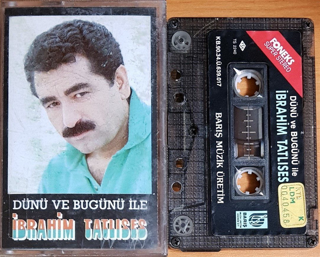 İBRAHİM TATLISES - DÜNÜ VE BUGÜNÜ İLE (1990) BARIŞ MÜZİK KASET 2.EL