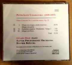 GÜLSİN ONAY - TCHAIKOVSKY PIANO CONCERTO NO 1 B FLAT MINOR - CD 2.EL