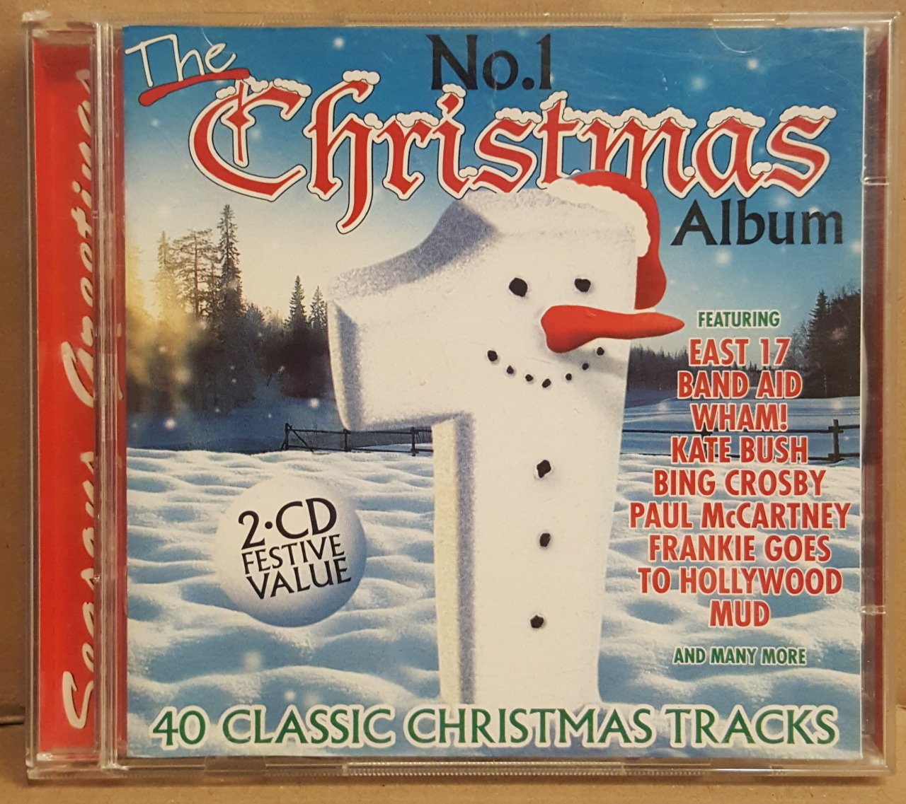 NO.1 CHRISTMAS ALBUM - V/A CHRIS REA KATE BUSH WHAM BEACH BOYS etc (1995) - 2CD 2.EL