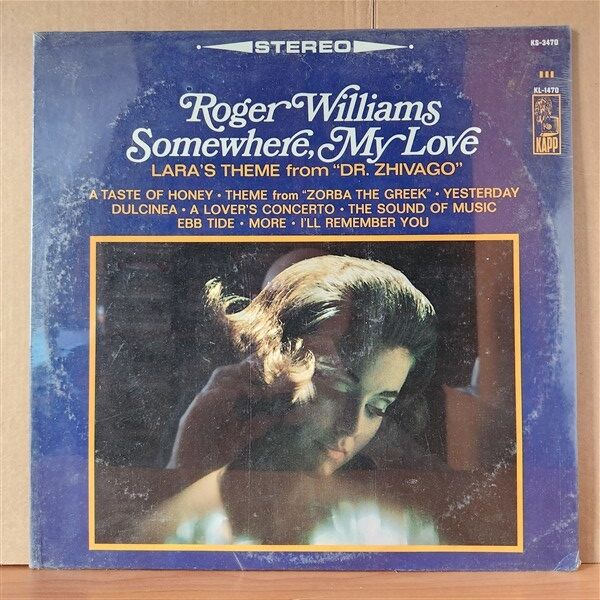 ROGER WILLIAMS – I'LL REMEMBER YOU (1967) - LP DÖNEM BASKISI SIFIR PLAK