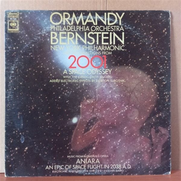 EUGENE ORMANDY / PHILADELPHIA ORCHESTRA / LEONARD BERNSTEIN / NEW YORK PHILHARMONIC / WERNER JANSSEN / ORCHESTRA OF THE VIENNA VOLKSOPER – SELECTIONS FROM ''2001: A SPACE ODYSSEY'' / SUITE FROM ''ANIARA'' - LP 2.EL PLAK