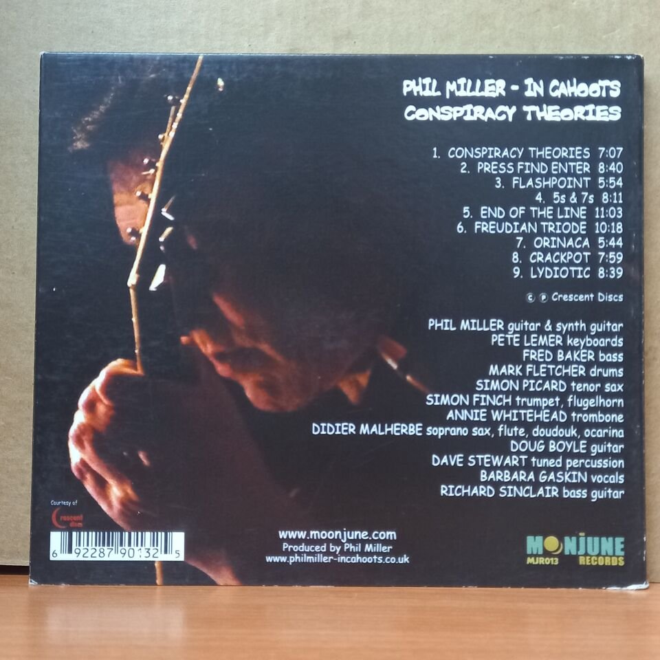 PHIL MILLER, IN CAHOOTS – CONSPIRACY THEORIES (2007) - CD-R 2.EL