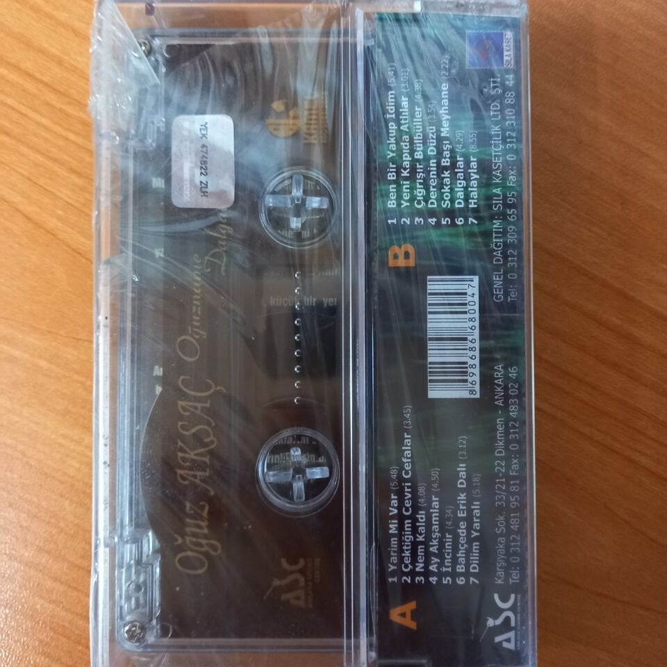OĞUZ AKSAÇ - OĞUZNAME DALGALAR - KASET SIFIR
