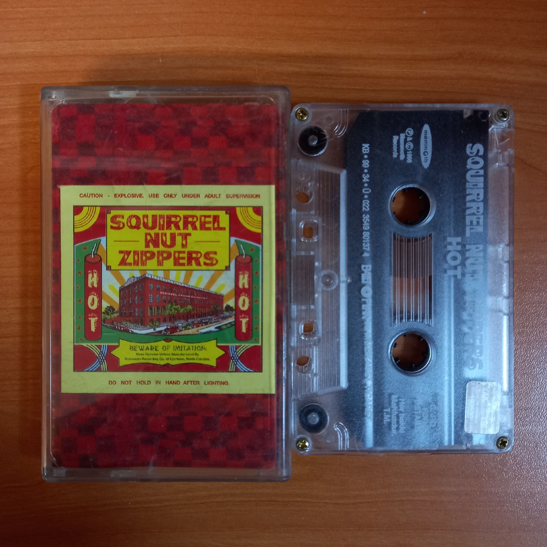 SQUIRREL NUT ZIPPERS - HOT (1996) - KASET 2.EL