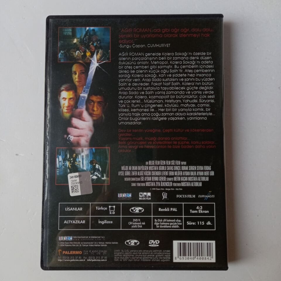AĞIR ROMAN - MUSTAFA ALTIOKLAR - MÜJDE AR - OKAN BAYÜLGEN - MUSTAFA UĞURLU - DVD 2.EL