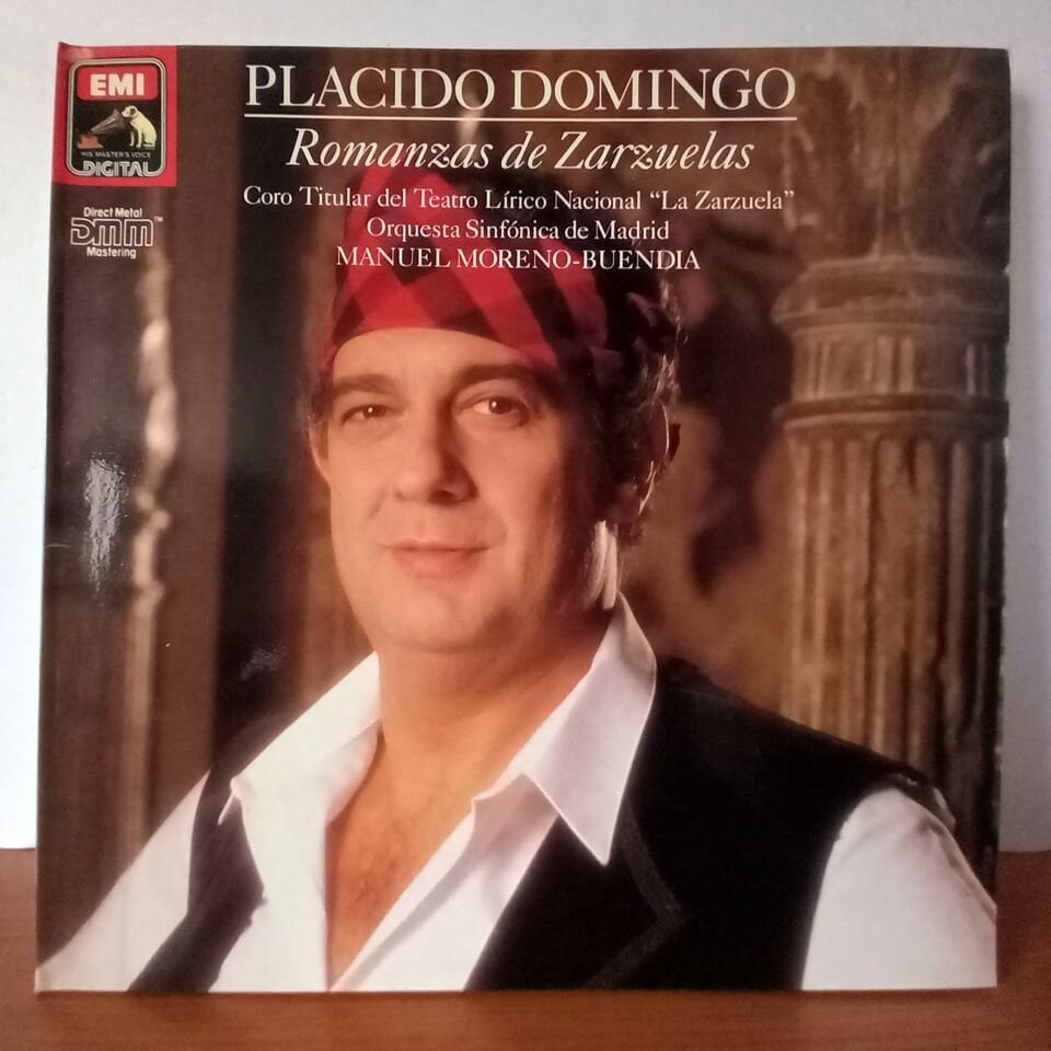 PLACIDO DOMINGO: ROMANZAS DE ZARZUELAS / CORO TITULAR DEL TEATRO LIRICO NACIONAL, ORQUESTA SINFONICA DE MADRID, MANUEL MORENO-BUENDIA (1988) - LP 2.EL PLAK