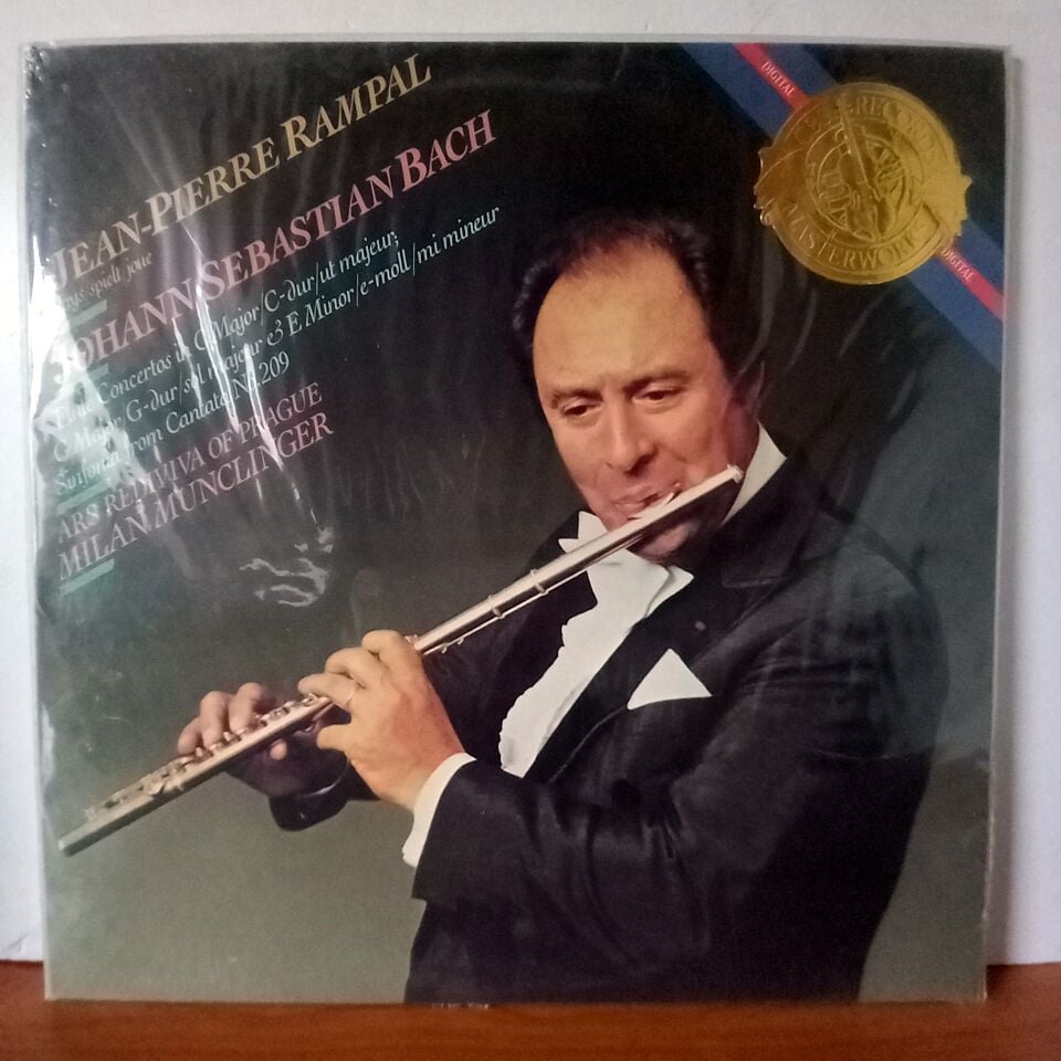 JEAN-PIERRE RAMPAL PLAYS JOHANN SEBASTIAN BACH / ARS REDIVIVA OF PRAGUE, MILAN MUNCLINGER - FLUTE CONCERTOS IN C MAJOR