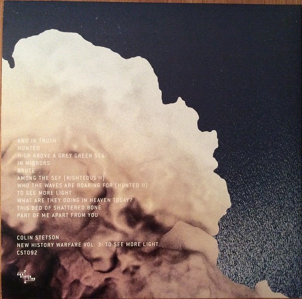 COLIN STETSON - NEW HISTORY WARFARE VOL 3 / TO SEE MORE LIGHT (2013) - LP 180GR JAZZ ROCK AVANTGARDE SIFIR PLAK