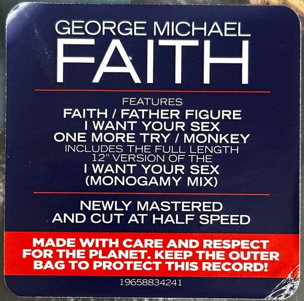 GEORGE MICHAEL - FAITH (1987) - 2xLP 2026 HALF SPEED MASTERED EDITION SIFIR PLAK
