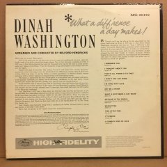 DINAH WASHINGTON - WHAT A DIFF'RENCE A DAY MAKES 2.EL PLAK