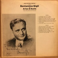 BENIAMINO GIGLI IN ARIAS AND DUETS 2.EL 2PLAK