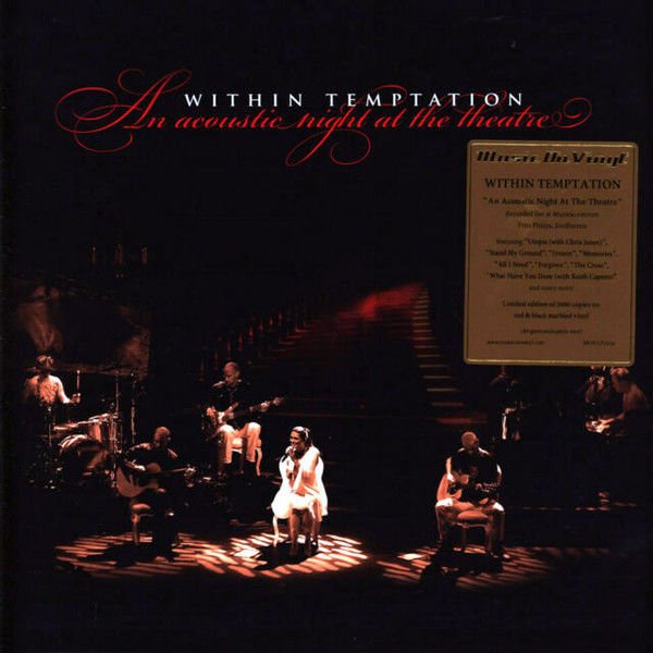 WITHIN TEMPTATION - AN ACOUSTIC NIGHT AT THE THEATRE (2009) - LP 180GR NUMBERED COLOURED 2019 LTD EDT SIFIR PLAK