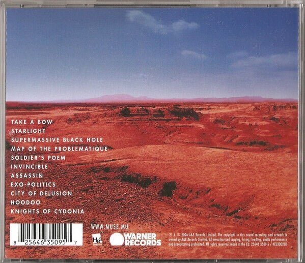 MUSE – BLACK HOLES AND REVELATIONS (2006) - CD JEWEL CASE AMBALAJINDA SIFIR