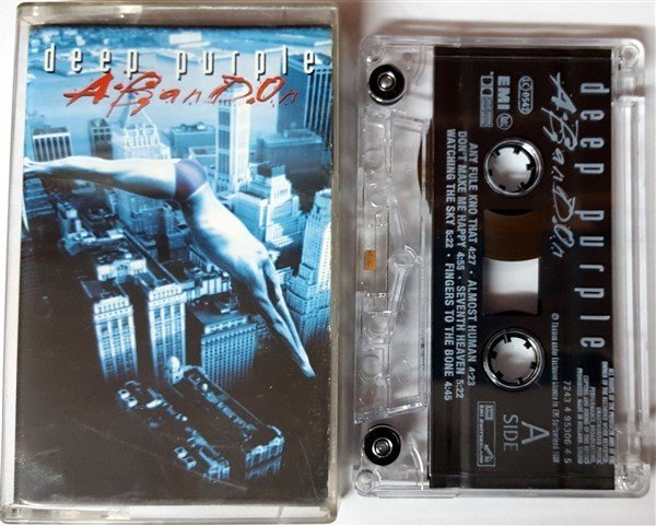 DEEP PURPLE - ABANDON CASSETTE MADE IN HOLLAND ''USED''