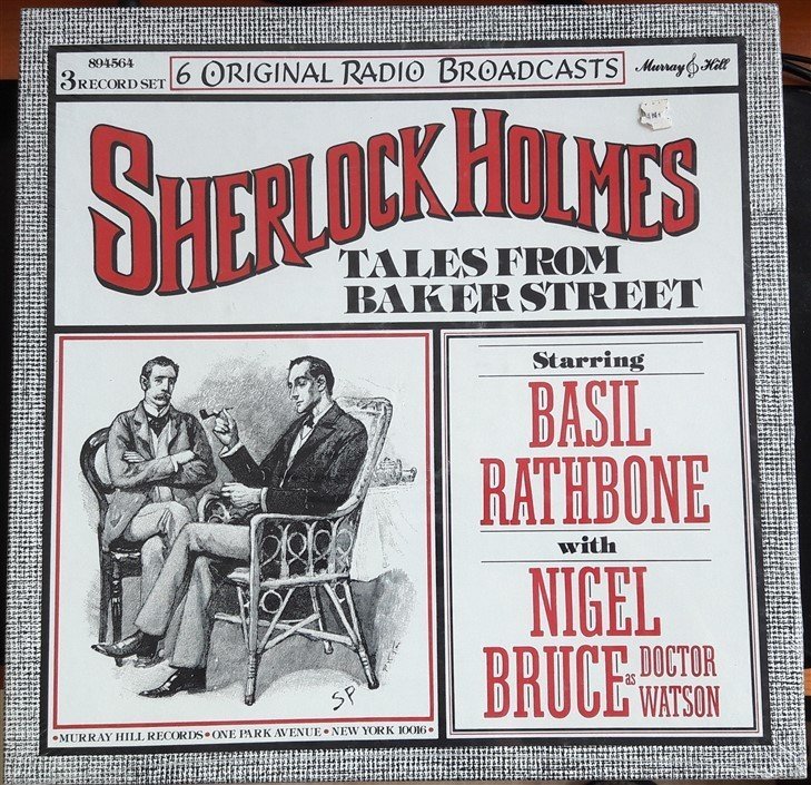 SHERLOCK HOLMES TALES FROM BAKER STREET 6 ORIGINAL RADIO BROADCAST - SIFIR 3 PLAK BOXSET