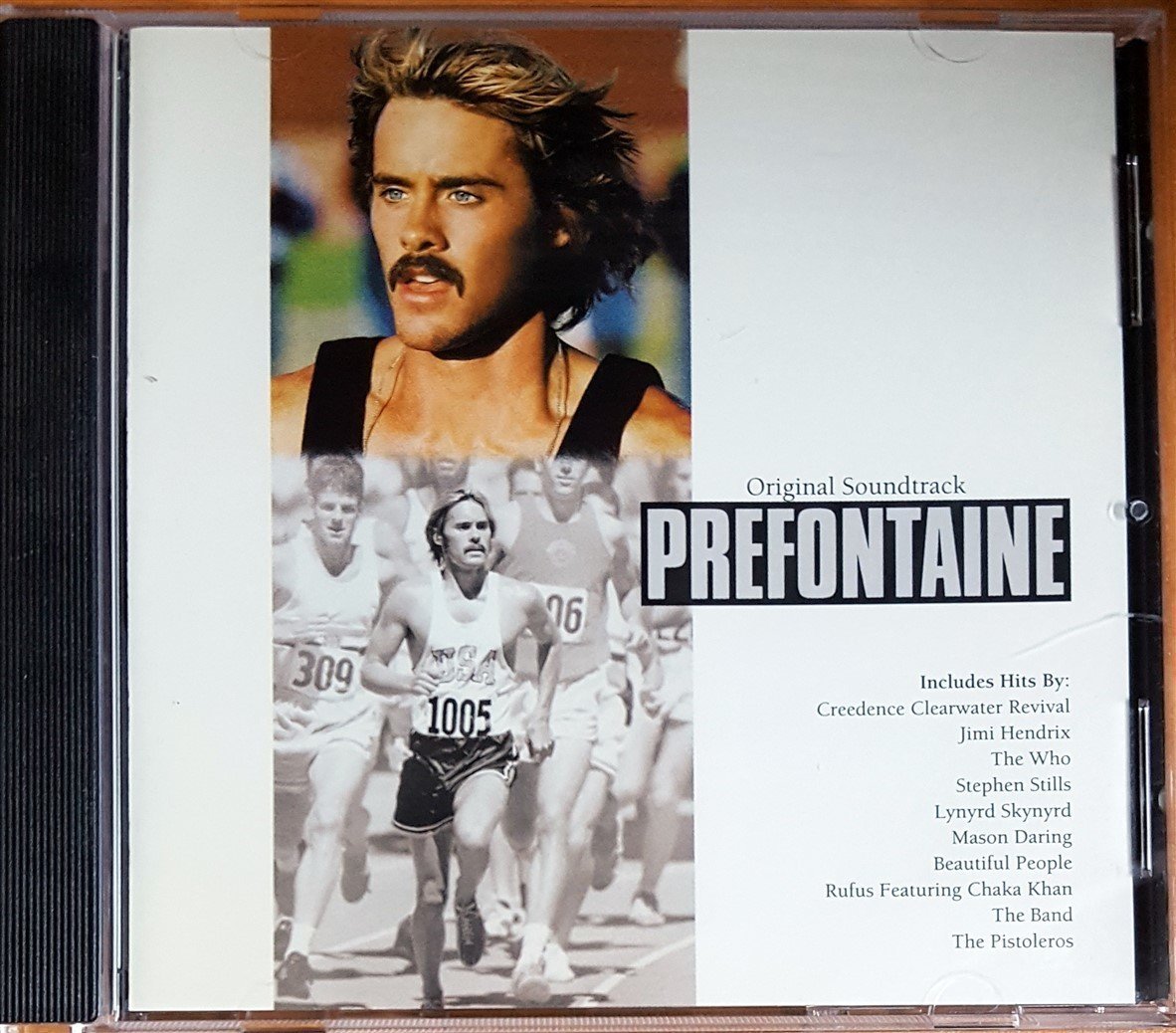 PREFONTAINE SOUNDTRACK / CREEDENCE CLEARWATER REVIVAL, JIMI HENDRIX, THE WHO, LYNYRD SKYNYRD, THE BAND (1997) HOLLYWOOD RECORDS CD 2.EL