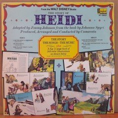 THE STORY OF HEIDI - WALT DISNEY - LP PLAK 2.EL