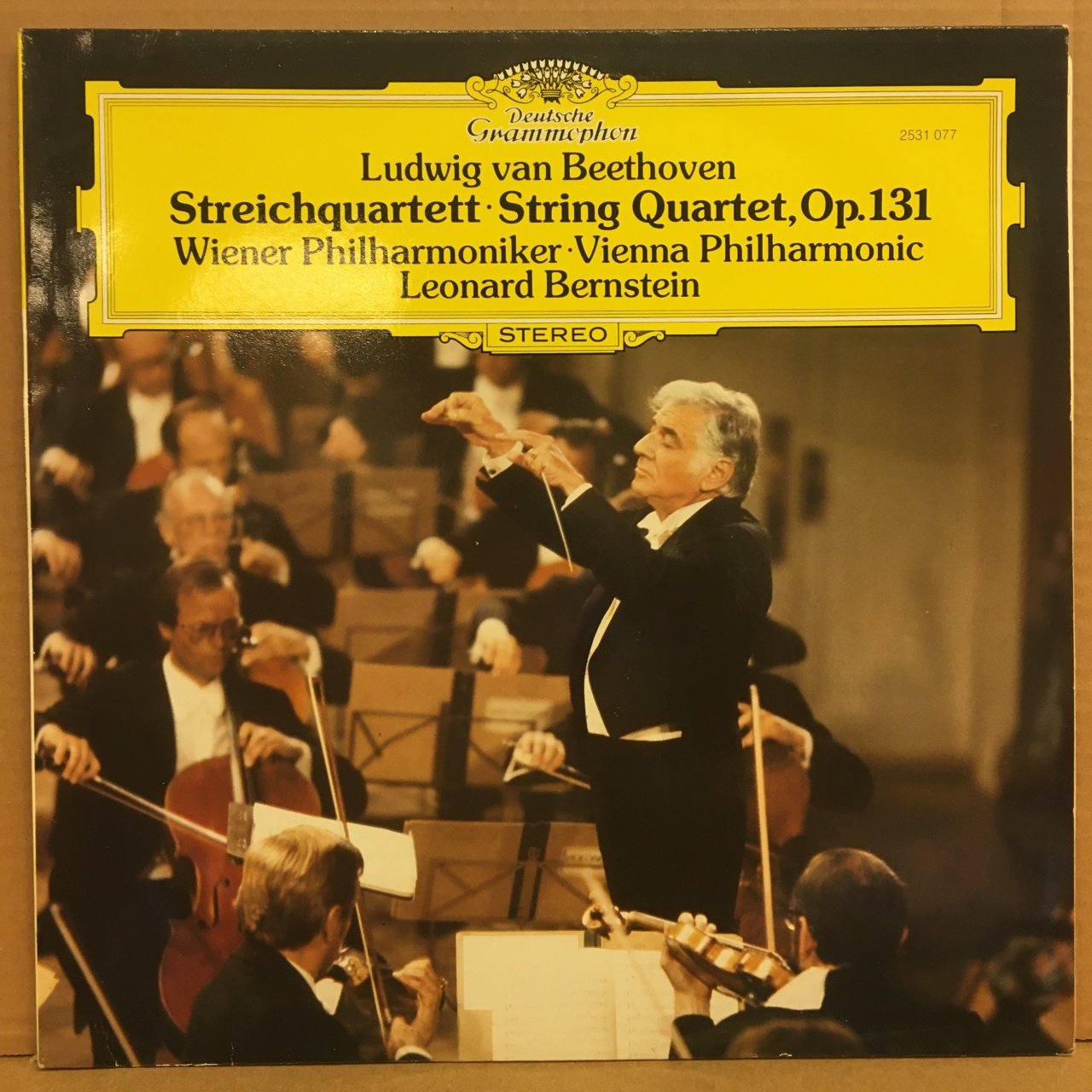 BEETHOVEN STRING QUARTET OP.131 VIENNA PHIL. BERNSTEIN DG 2.EL PLAK