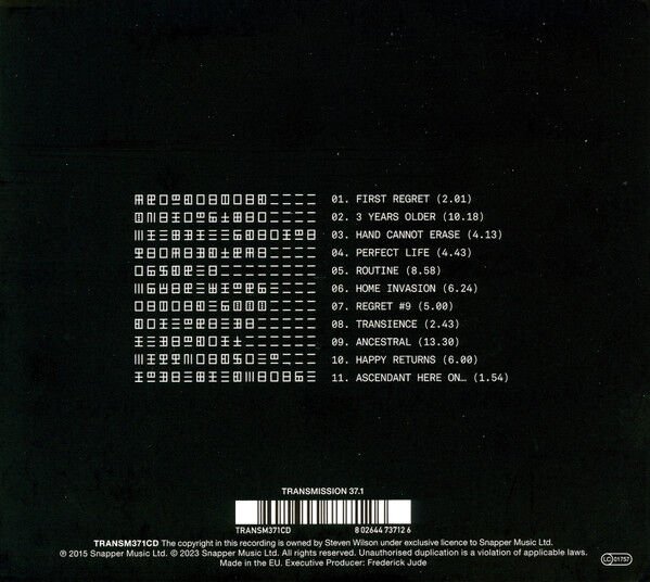 STEVEN WILSON – HAND. CANNOT. ERASE. (2015) - CD 2023 REISSUE DIGIPAK AMBALAJINDA SIFIR