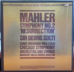 MAHLER: SYMPHONY NO.2, CHICAGO SYMPHONY ORCHESTRA, GEORG SOLTI (1981) - 2PLAK BOXSET 2.EL