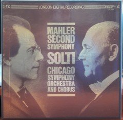 MAHLER: SYMPHONY NO.2, CHICAGO SYMPHONY ORCHESTRA, GEORG SOLTI (1981) - 2PLAK BOXSET 2.EL