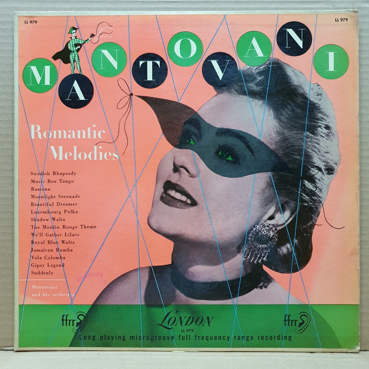 MANTOVANI AND HIS ORCHESTRA - ROMANTIC MELODIES (1954) - LP 2.EL PLAK