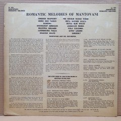 MANTOVANI AND HIS ORCHESTRA - ROMANTIC MELODIES (1954) - LP 2.EL PLAK