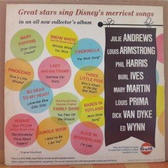 MERRIEST SONGS - WALT DISNEY - LP PLAK 2.EL
