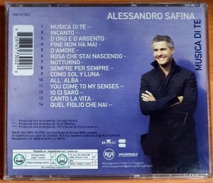 ALESSANDRO SAFINA - MUSICA DI TE (2003) - CD 2.EL