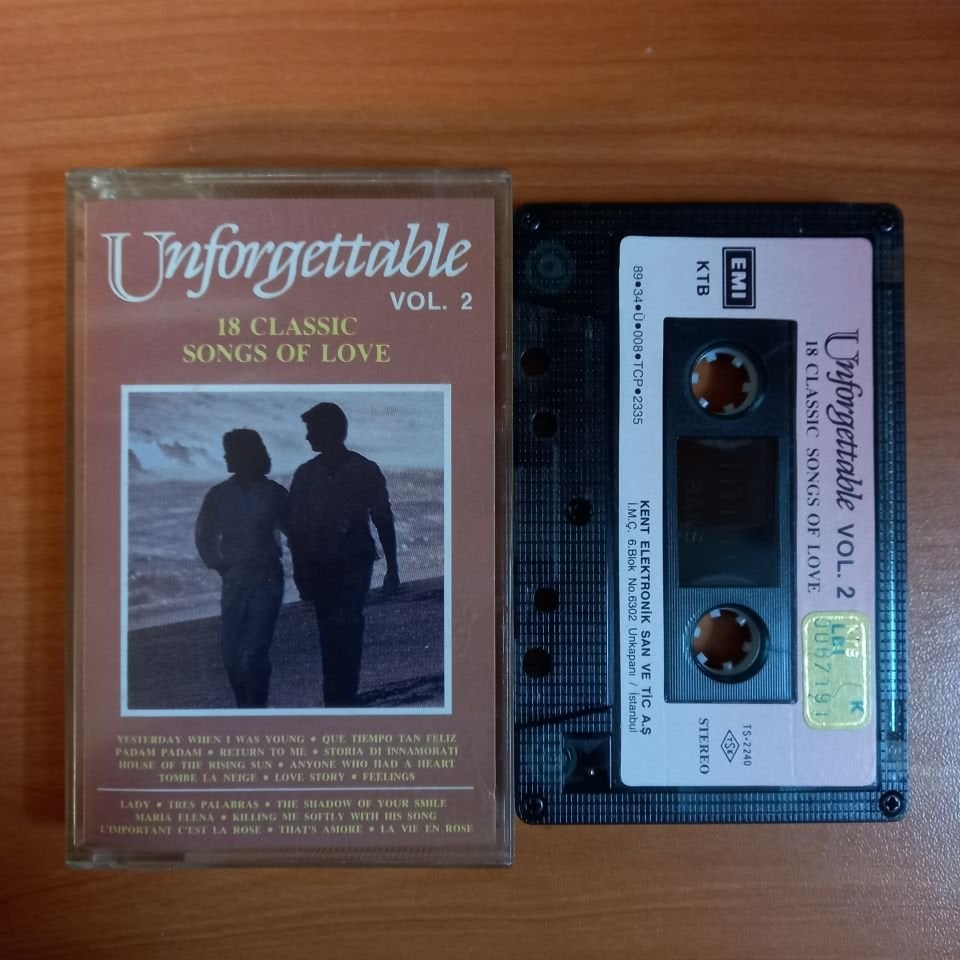 UNFORGETTABLE VOL.2 / 18 CLASSIC SONGS OF LOVE (1989) - KASET 2.EL