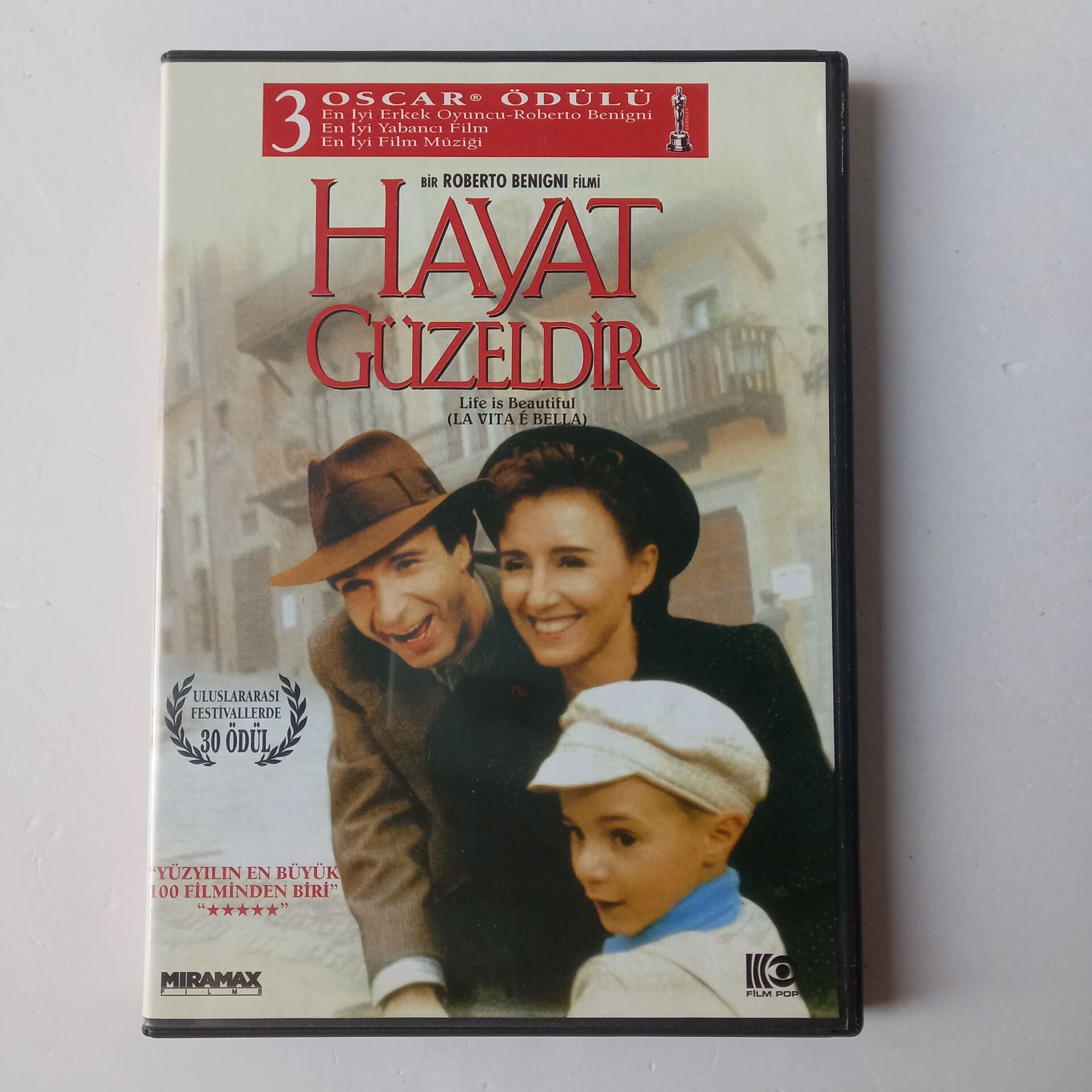 HAYAT GÜZELDİR - LIFE IS BEAUTIFUL - LA VITA E BELLA - ROBERTO BENIGNI - DVD 2.EL